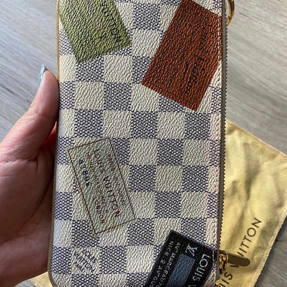 LOUIS VUITTON Limited Damier Azur Canvas Complice Milla Pochette MM chain Bag - Picture 11 of 16